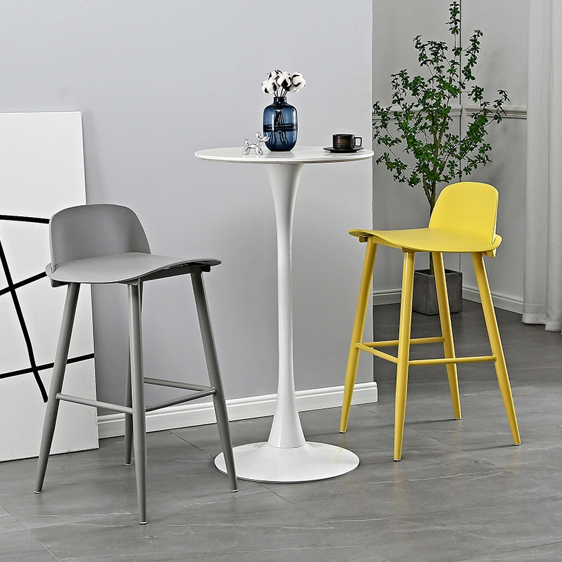 Senchu Manufacturer Light Weight Garden Chair PP Leg White Kitchen Chairs Plastic Chairs for Living Room Scandinavian Chair Wholesale